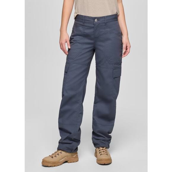 Prana Palisades Ripstop Utility Pant Women's 6 Thundercloud 31" Relaxed Straight - Picture 1 of 12